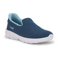 Leap7X RIYA-1 Teal Blue Sports Non Lacing Walking Shoes for Women by Liberty
