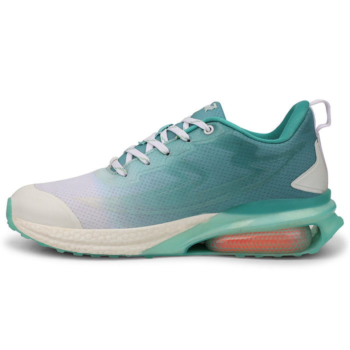 Leap7X RW-22 Green Sports Lacing Running Shoes for Men by Liberty
