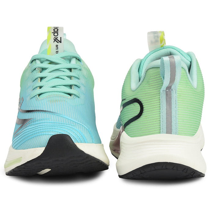 Leap7X Sea Green Sports Lacing Running Shoes For Women Libya 1 By Liberty