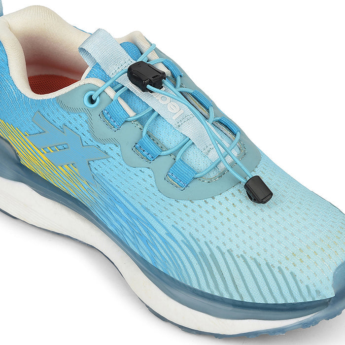 Leap7X Sky Blue Sports Lacing Running Shoes For Women Chelsy 3 By Liberty