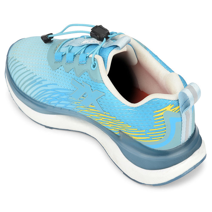 Leap7X Sky Blue Sports Lacing Running Shoes For Women Chelsy 3 By Liberty