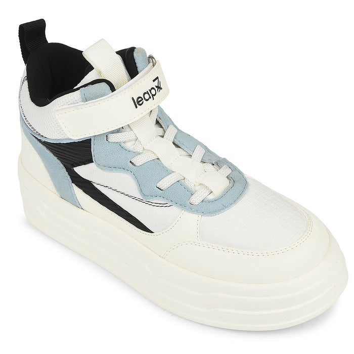 Leap7X Sky Blue Sporty Casual Lacing Sneakers For Women Stylo 10 By Liberty