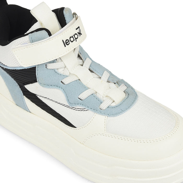 Leap7X Sky Blue Sporty Casual Lacing Sneakers For Women Stylo 10 By Liberty