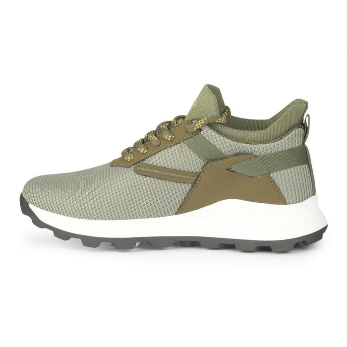 Leap7x Sports Lacing Running Shoe For Men (Olgreen) ELWOOD By Liberty