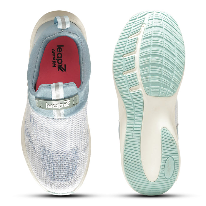 Leap7X Starline E Blue Sports Non Lacing Walking Shoes For Women By Liberty