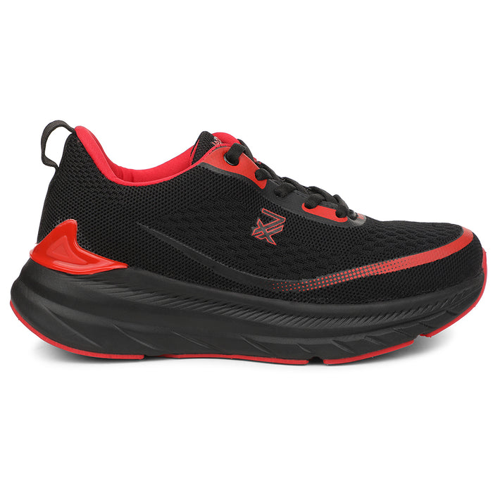 Leap7X TRIPPER Red Sports Lacing Running Shoes for Kids by Liberty
