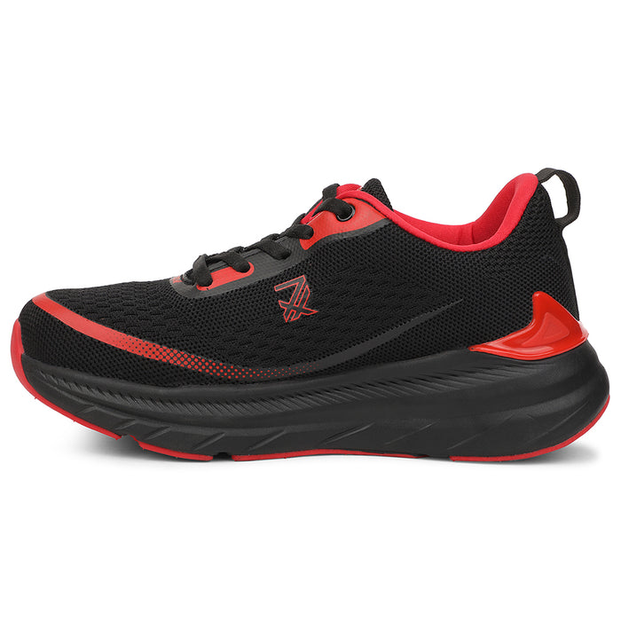 Leap7X TRIPPER Red Sports Lacing Running Shoes for Kids by Liberty