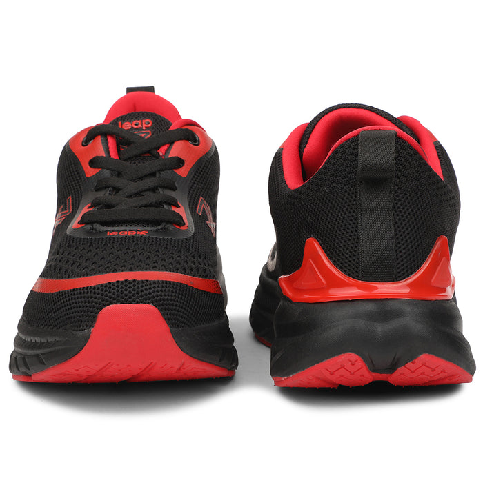 Leap7X TRIPPER Red Sports Lacing Running Shoes for Kids by Liberty