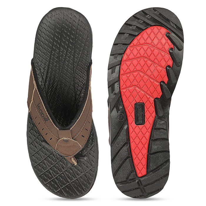 Buy Leap7X Velocity 1 Eva Brown Casual Slippers For Men