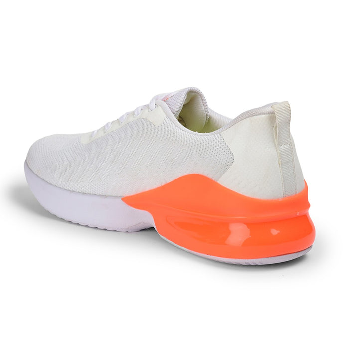 Leap7X Virat Men White Sports Lacing Shoes By Liberty