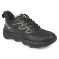 Leap7X WAVERIDE4L Black Sports Lacing Running Shoes for Women by Liberty