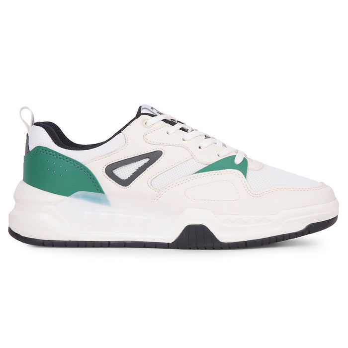 Leap7X White Casual Lacing Sneakers For Men Lordstep E By Liberty