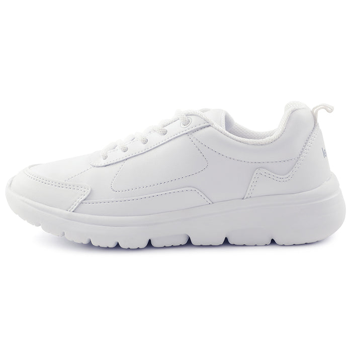 Leap7x White Lacing Uniform School Shoes For Kids SCHLSTAR-L By Liberty