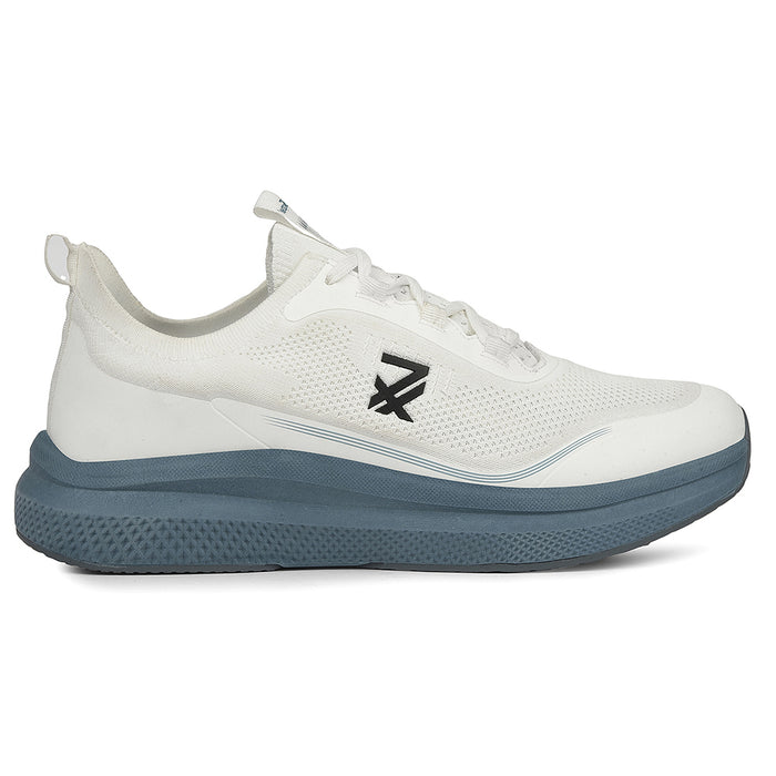 Leap7X White Sports Lacing Running Shoes For Men Austria 1 By Liberty