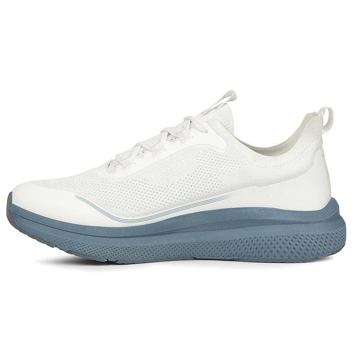 Leap7X White Sports Lacing Running Shoes For Men Austria 1 By Liberty