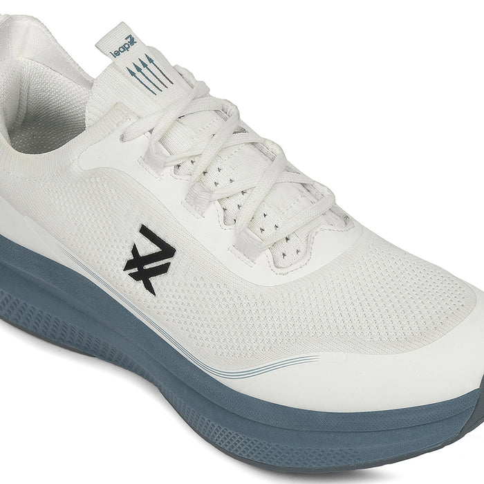 Leap7X White Sports Lacing Running Shoes For Men Austria 1 By Liberty