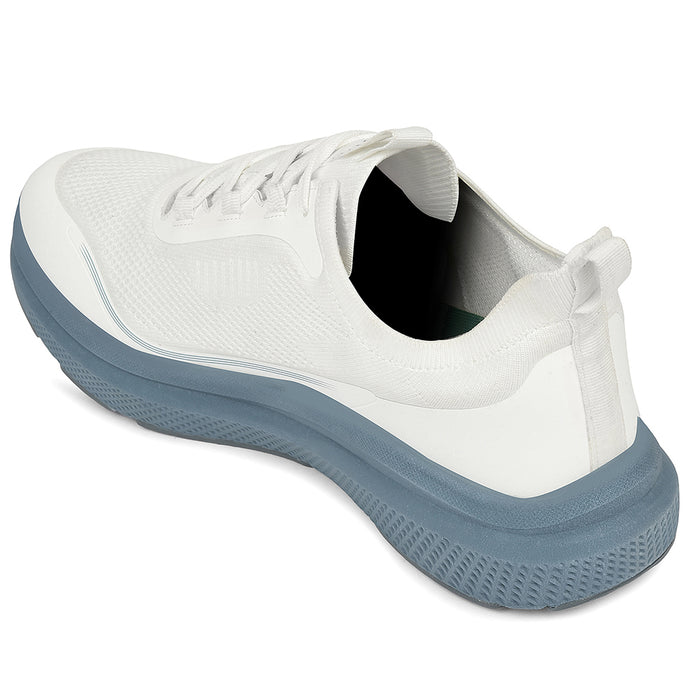 Leap7X White Sports Lacing Running Shoes For Men Austria 1 By Liberty