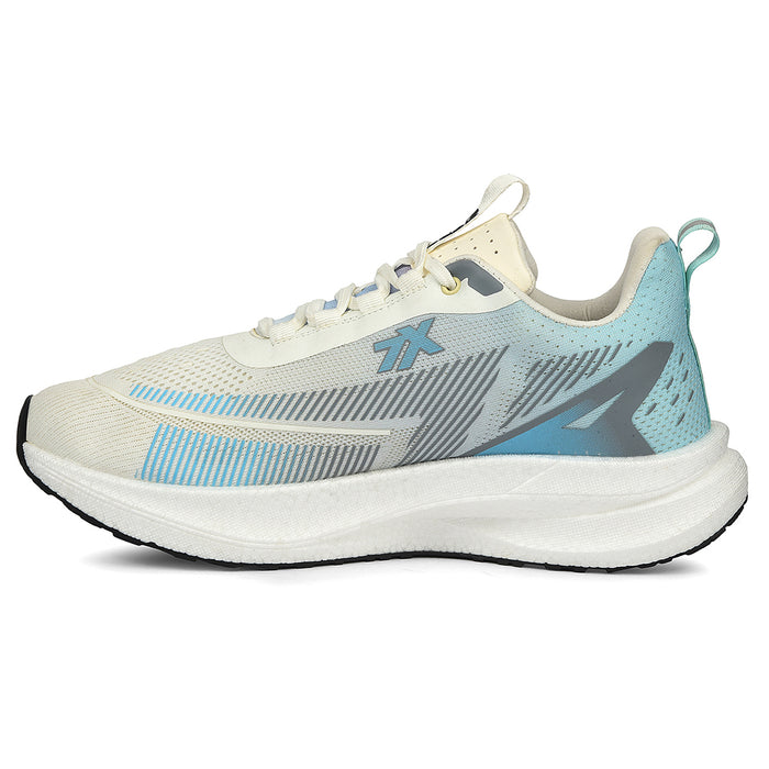 Leap7X White Sports Lacing Running Shoes For Men Exctor 1 By Liberty