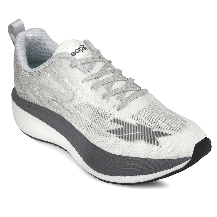 Leap7X White Sports Lacing Running Shoes For Men Xlm 02 By Liberty