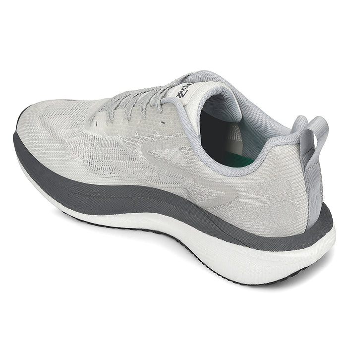 Leap7X White Sports Lacing Running Shoes For Men Xlm 02 By Liberty