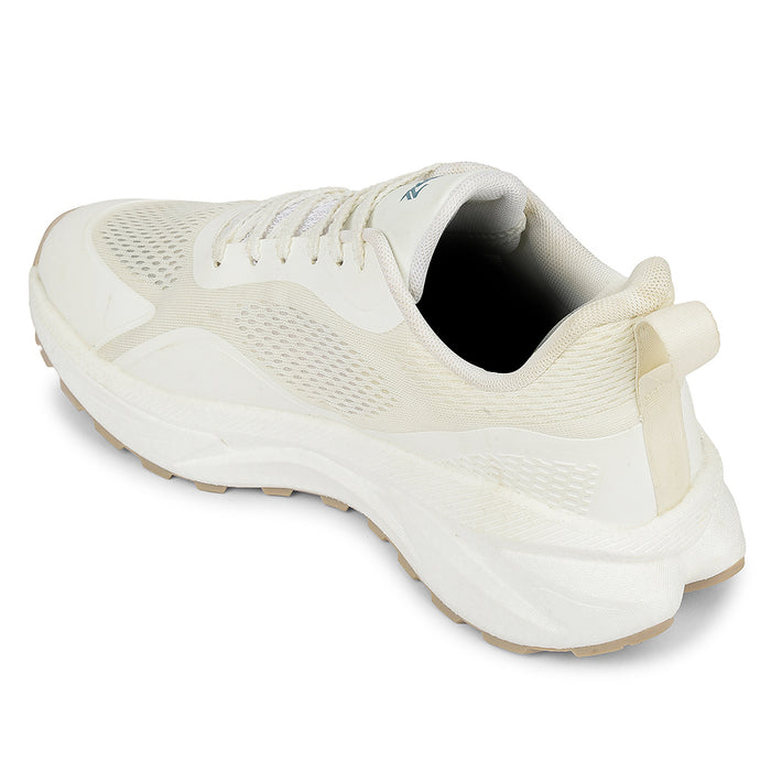 Leap7X White Sports Lacing Running Shoes For Men Xlm 04 By Liberty