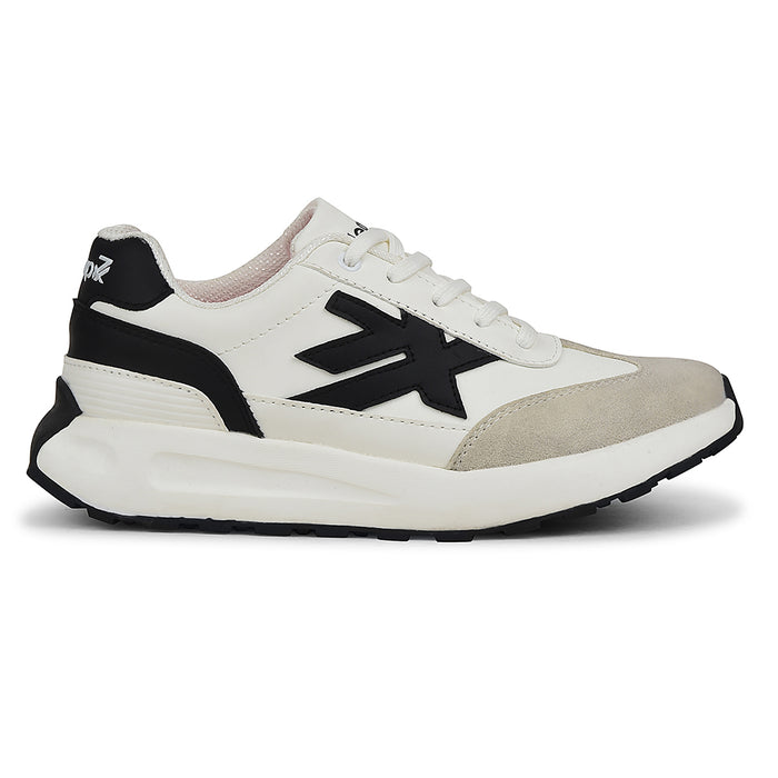 Leap7x White Sports Lacing Running Shoes For Women NIXY-1E By Liberty