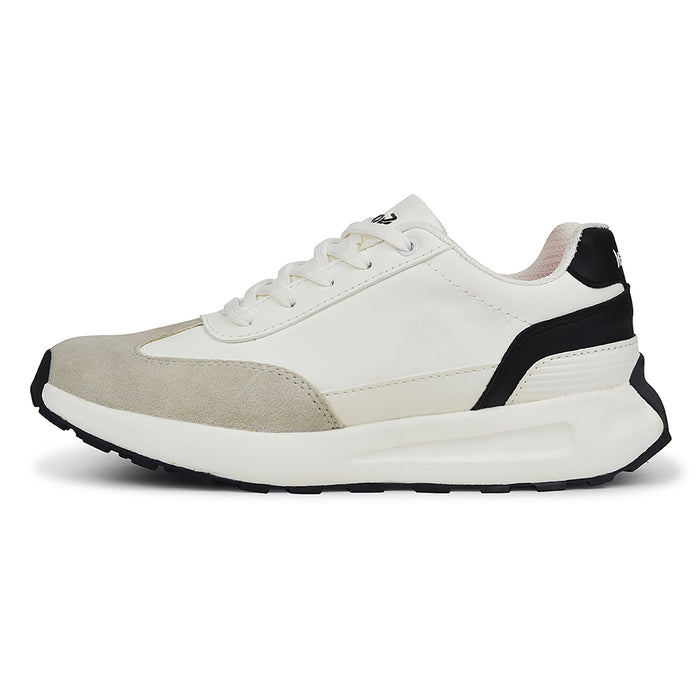 Leap7x White Sports Lacing Running Shoes For Women NIXY-1E By Liberty