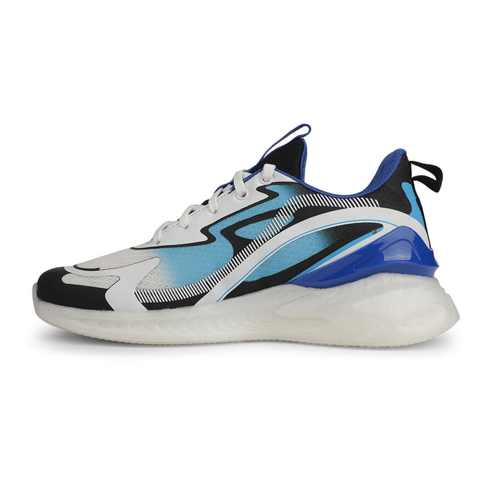 Leap7x White Sports Walking Shoes For Men HUNKES-1E By Liberty