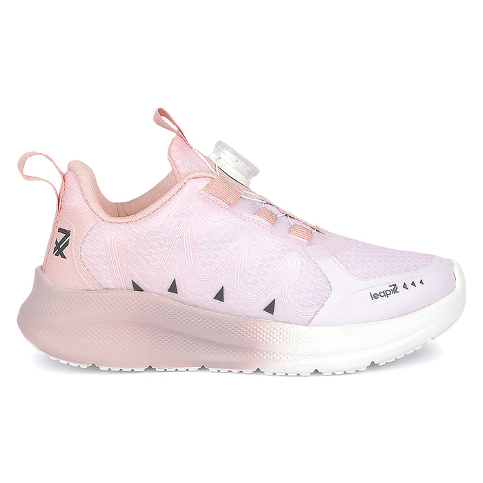 Leap7X ZLP-XK-02 Peach Kids Sports Non Lacing Walking Shoes for Kids by Liberty