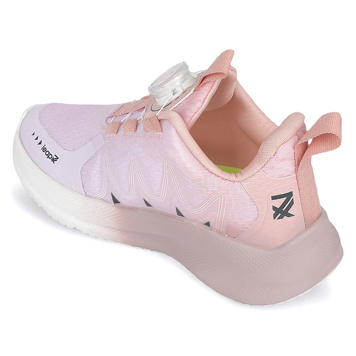 Leap7X ZLP-XK-02 Peach Kids Sports Non Lacing Walking Shoes for Kids by Liberty