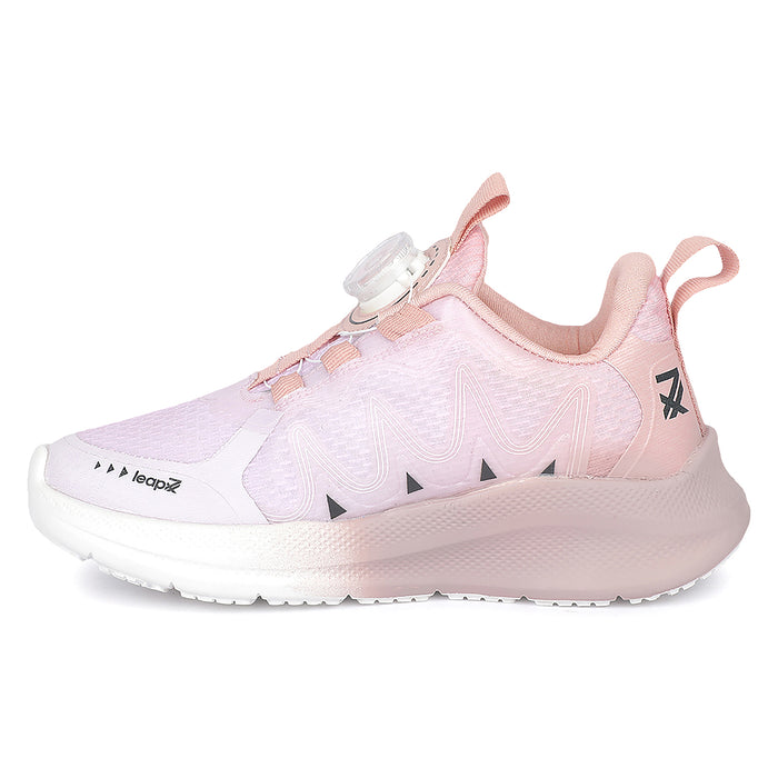 Leap7X ZLP-XK-02 Peach Kids Sports Non Lacing Walking Shoes for Kids by Liberty