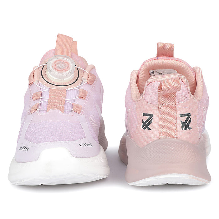 Leap7X ZLP-XK-02 Peach Kids Sports Non Lacing Walking Shoes for Kids by Liberty