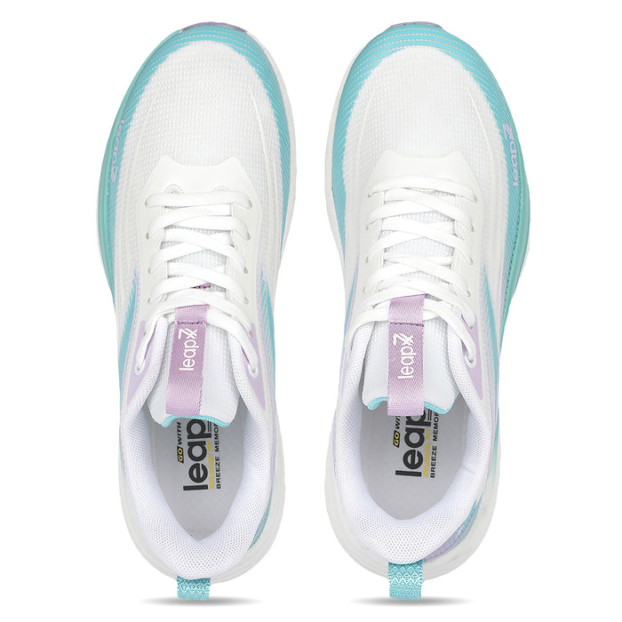Leap7X ZLP-XL-92 Sea Green Women Sports Lacing Running Shoes for Women by Liberty