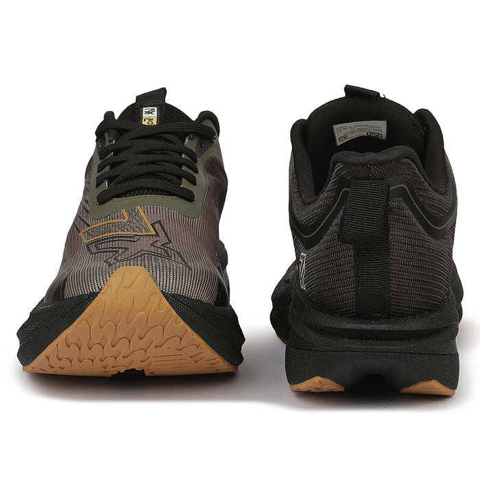 Leap7X ZLP-XM-19 Olive Green Sports Lacing Running Shoes for Men By Liberty