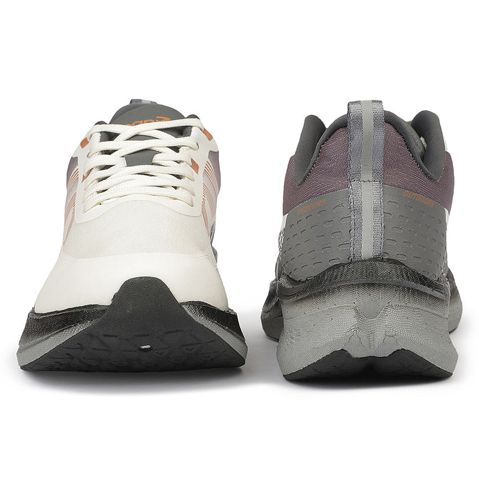 Leap7X ZLP-XM-20 Beige Sports Lacing Running Shoes for Men By Liberty