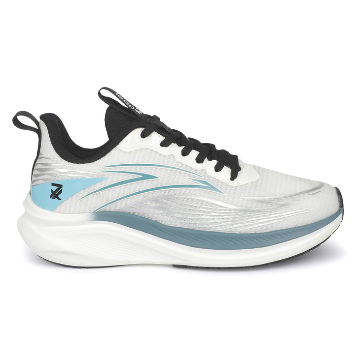 Leap7X ZLP-XM-53 Off White Men Sports Lacing Running Shoes for Men by Liberty