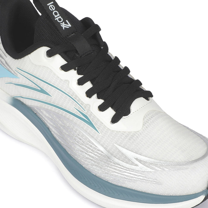 Leap7X ZLP-XM-53 Off White Men Sports Lacing Running Shoes for Men by Liberty
