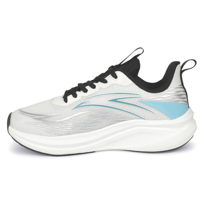 Leap7X ZLP-XM-53 Off White Men Sports Lacing Running Shoes for Men by Liberty