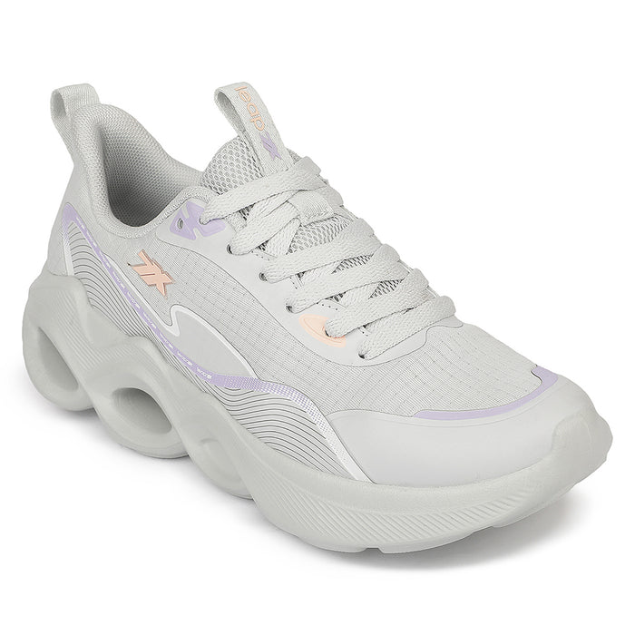 Buy Leap7X Zq Dwl 02 Airflow Outsoles Grey Sports Walking Shoes For Women