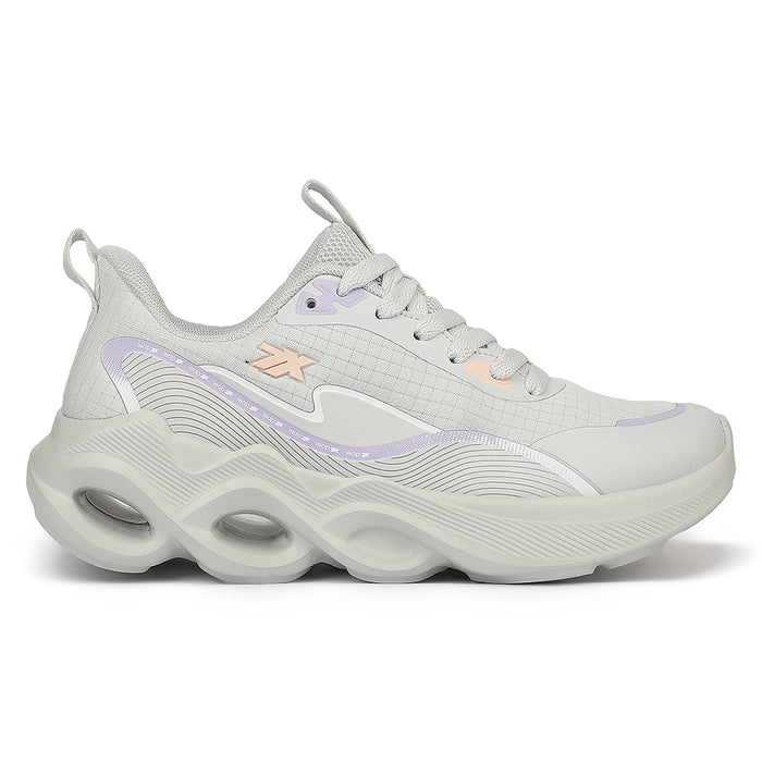 Buy Leap7X Zq Dwl 02 Airflow Outsoles Grey Sports Walking Shoes For Women