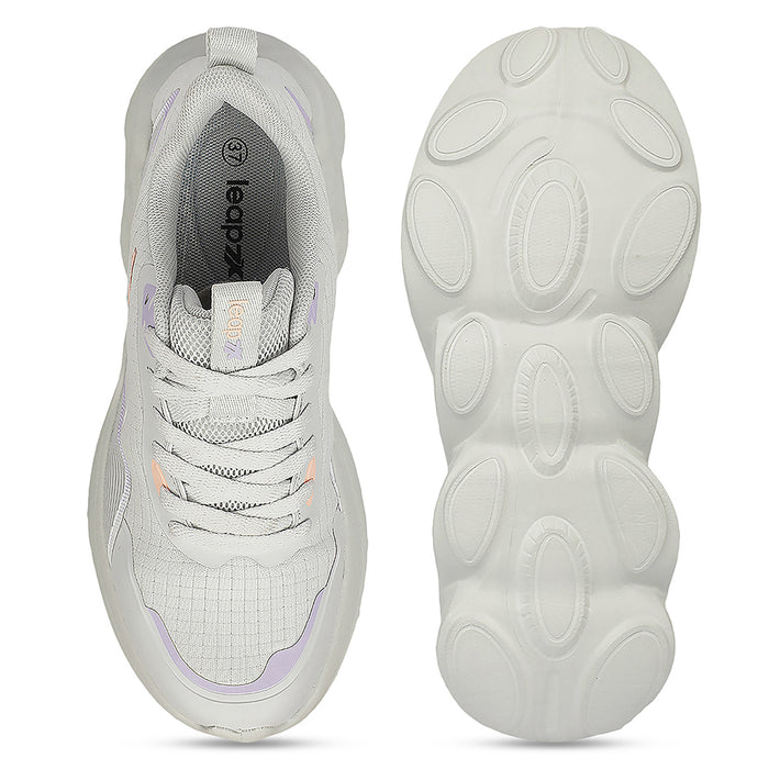Buy Leap7X Zq Dwl 02 Airflow Outsoles Grey Sports Walking Shoes For Women