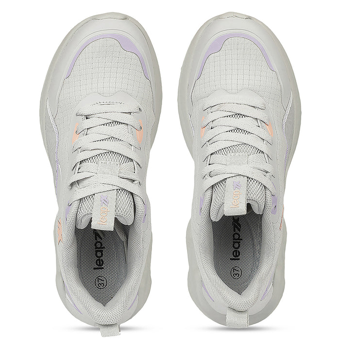 Buy Leap7X Zq Dwl 02 Airflow Outsoles Grey Sports Walking Shoes For Women