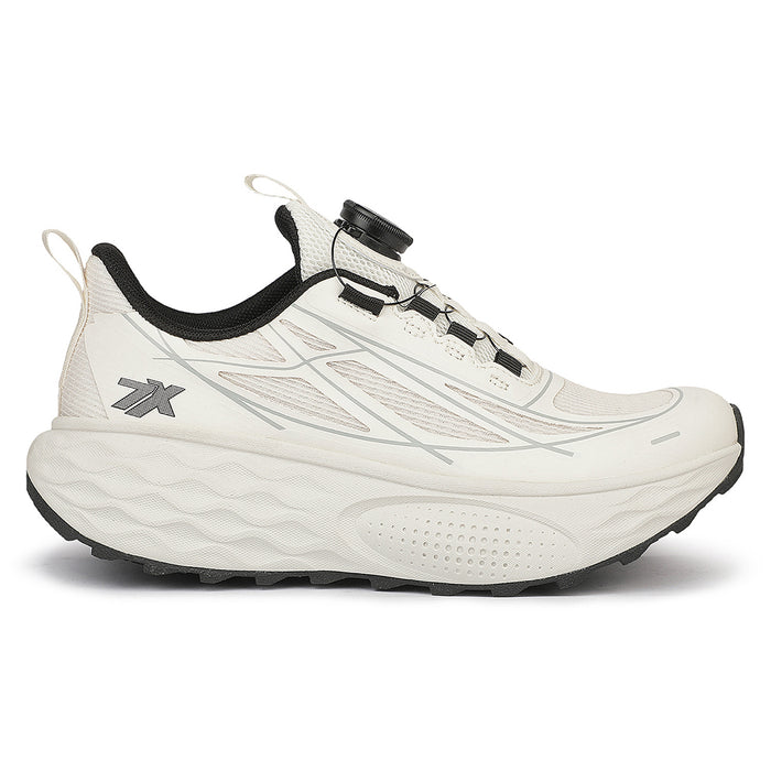 Leap7X ZQ-WFL-04 Off White Twist & Go Sports Non Lacing Walking Shoes for Women By Liberty