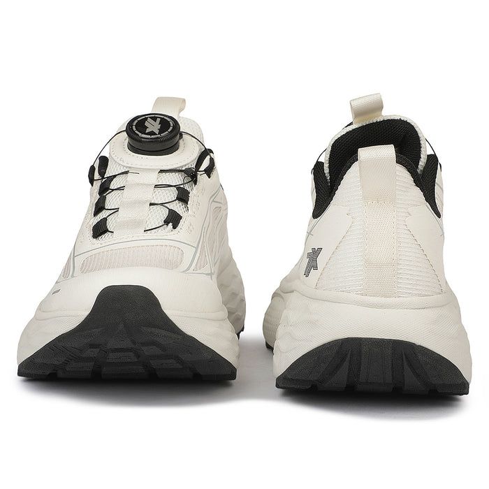 Leap7X ZQ-WFL-04 Off White Twist & Go Sports Non Lacing Walking Shoes for Women By Liberty
