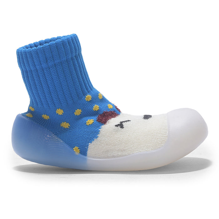 Liberty Lucy Luke Gokidz E Blue Casual Non Lacing Walking Shoes For Kids
