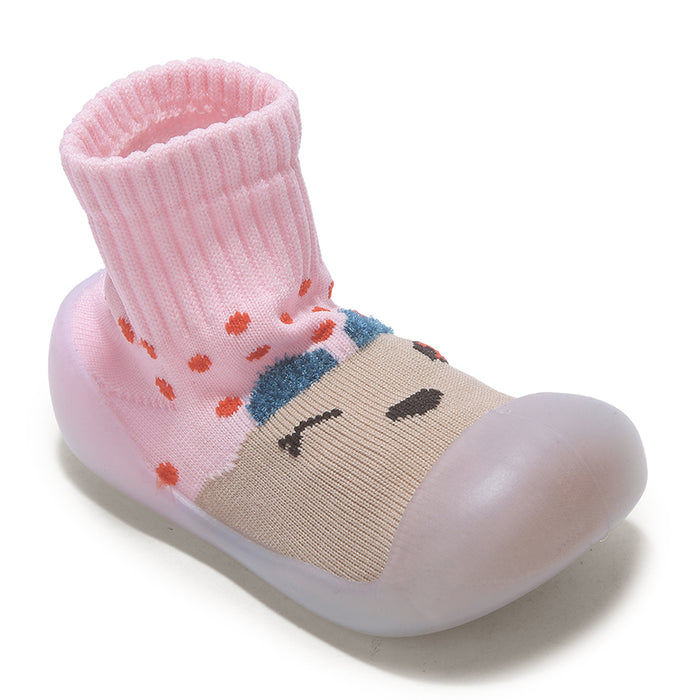 Liberty Lucy Luke Gokidz E Pink Casual Non Lacing Walking Shoes For Kids