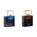 Liberty Luxury Men's Gift Set - OudGold and Passion (50ml/1.7Oz each), Eau De Parfum (EDP), Crafted in France, Long Lasting Smell.