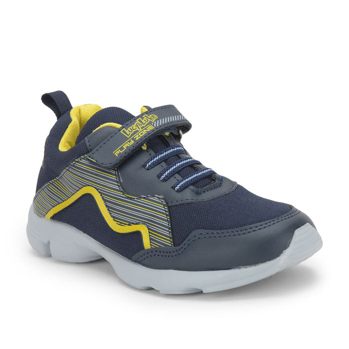 Lucy & Luke (Blue) Casual Non Lacing Shoes For Kids KSN-31 By Liberty