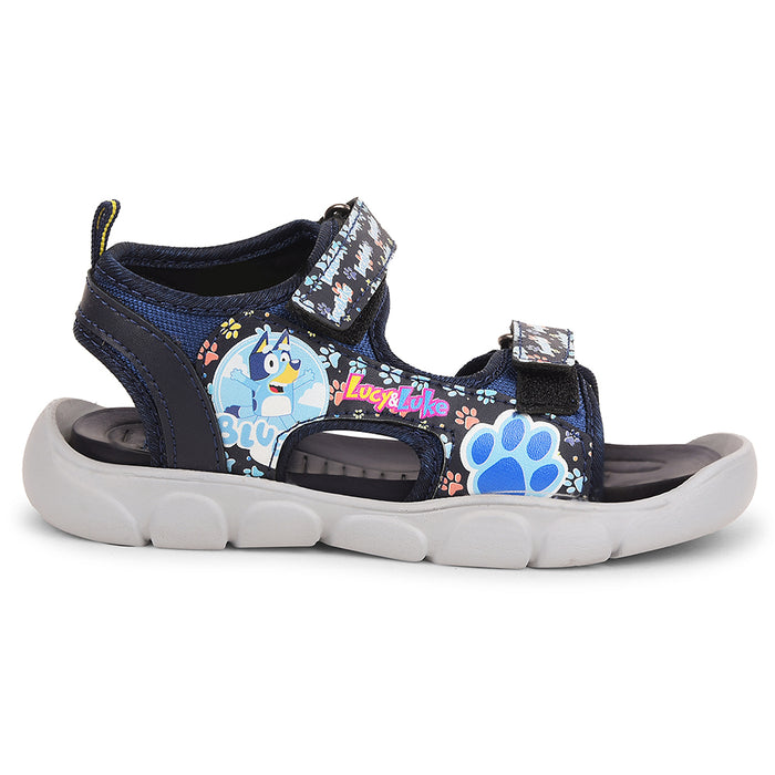 Lucy&Luke Navy Blue Casual Sandal For Kids FLYNN-90 By Liberty