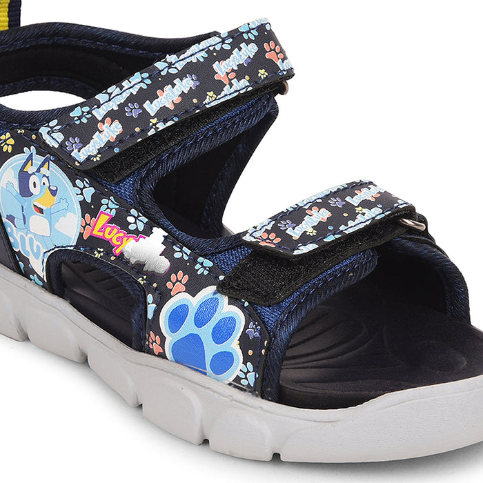 Lucy&Luke Navy Blue Casual Sandal For Kids FLYNN-90 By Liberty